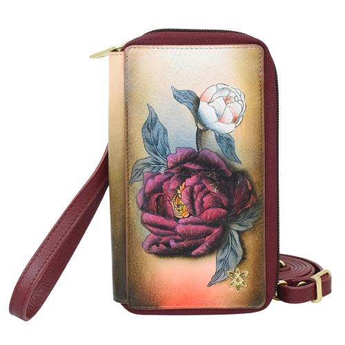 FLORAL GRACE CROSSBODY SMARTPHONE WALLET